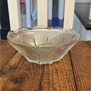 Vintage Clear Glass Bowl
